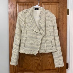 Cream, Silver Tweed Vici Jacket